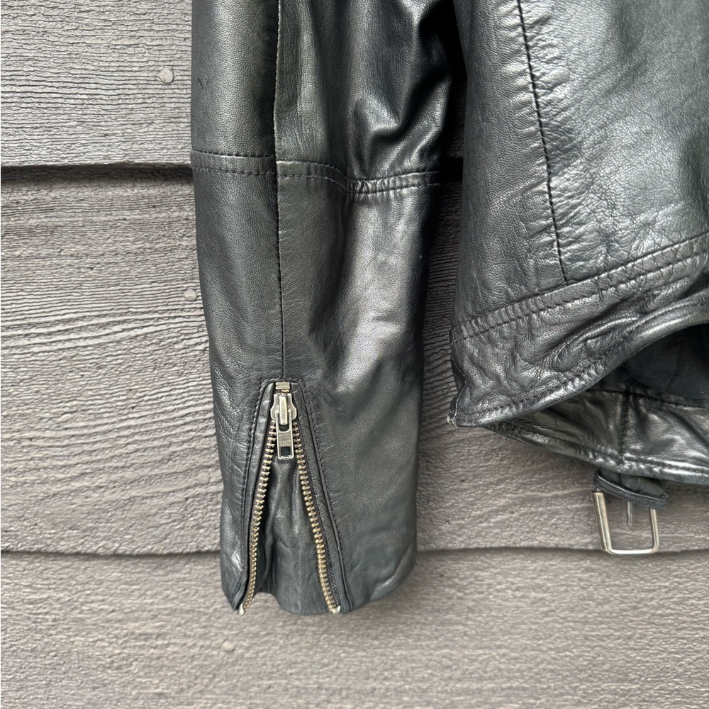 Muubaa quilted leather motorcycle style jacket - Picture 6 of 8
